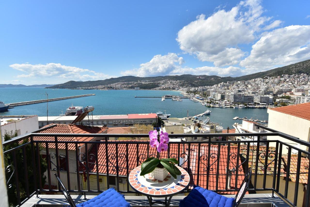 Golden Sea View - Old Town Lejlighed Kavala Eksteriør billede